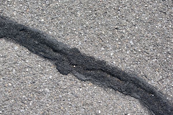 Driveway Crack Sealing in Janesville